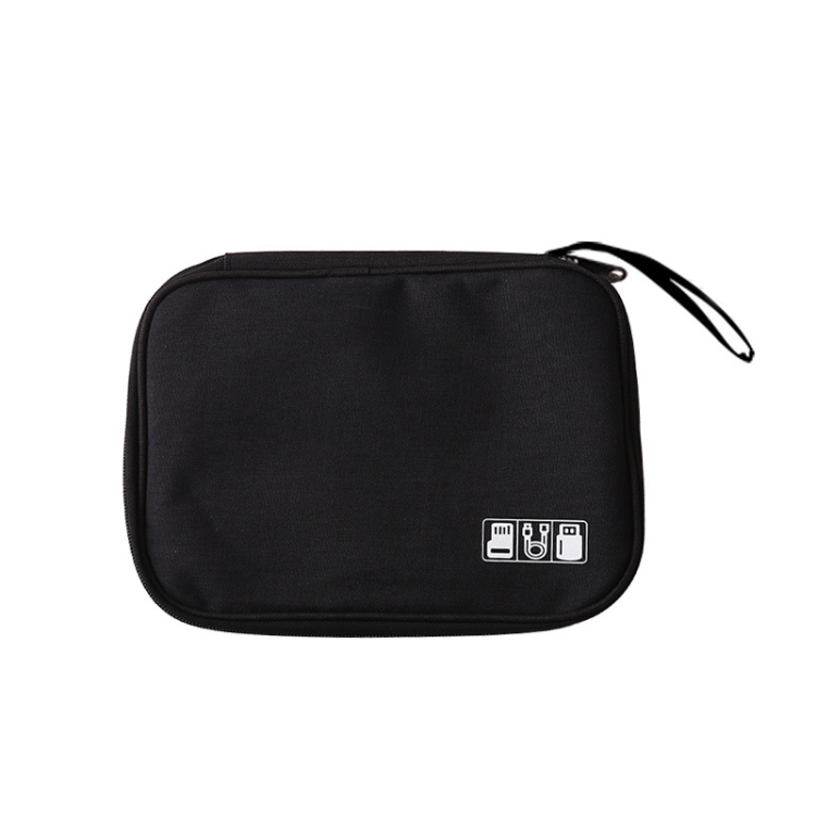 

Power Hard Drive Digital Accessories Dustproof Storage Bag, Style: Data Cable Bag (Black)