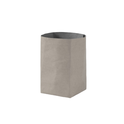 

Desktop Separate Storage Washable Kraft Paper Bag, Size: Gray 12x12x23cm