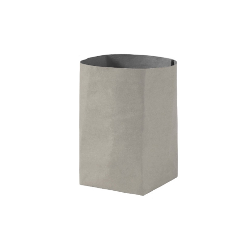 

Desktop Separate Storage Washable Kraft Paper Bag, Size: Gray 15x15x28cm