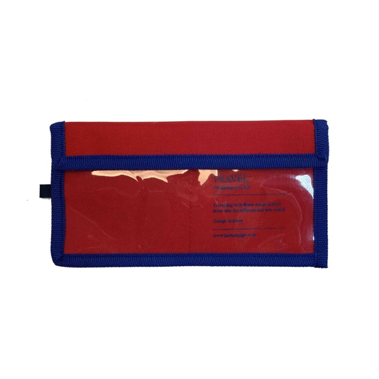 

Transparent Multifunctional Waterproof Classified Document Bag, Color: Red (Small)