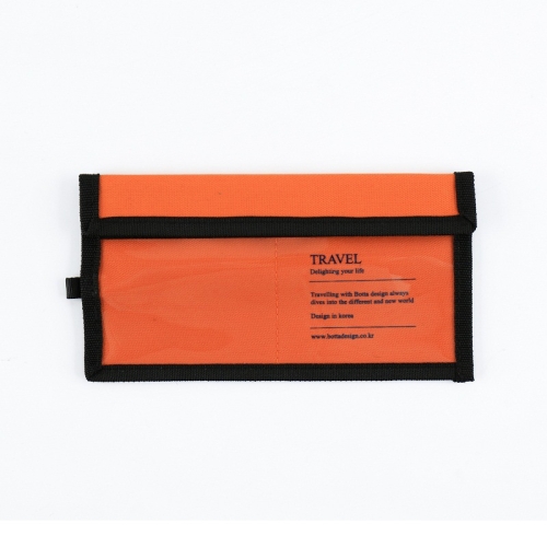 

Transparent Multifunctional Waterproof Classified Document Bag, Color: Orange (Small)