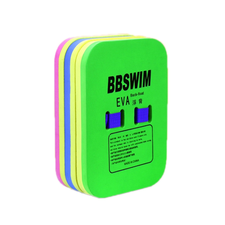 

BBSWIM Swimming Back Flotation Board Swimming Buoyancy Aids, Color: Medium Green