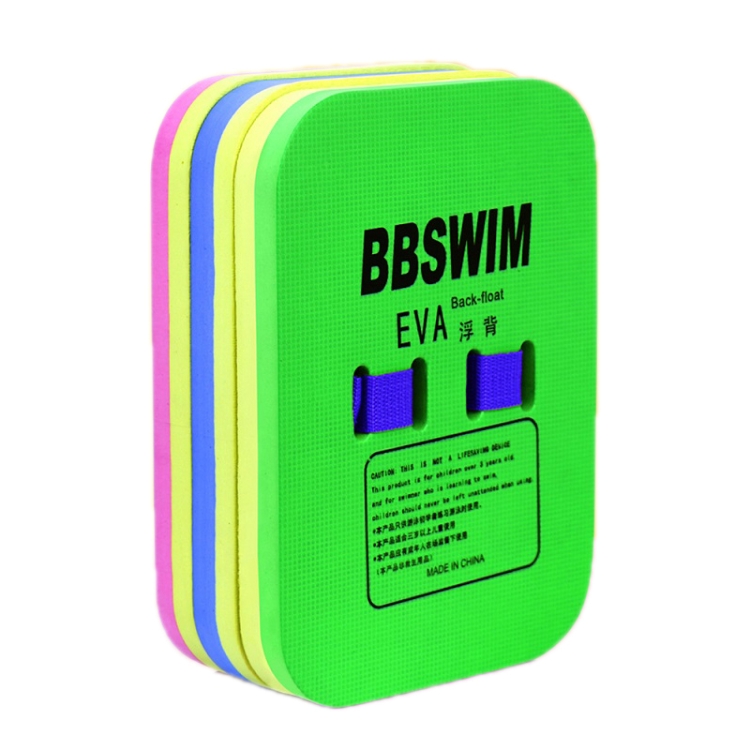 

BBSWIM Swimming Back Flotation Board Swimming Buoyancy Aids, Color: Large Green