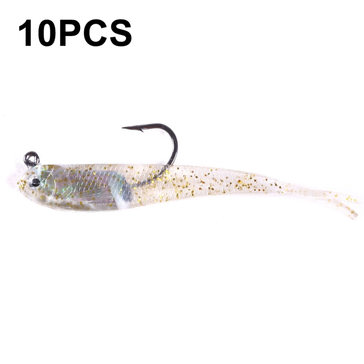 

10 PCS HENGJIA 7cm 5g Fork Tail Pack Fish Sea Fishing Tools Luya Bait(2)