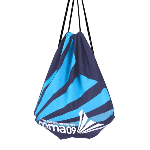 

10 PCS Beach Fitness Swimming Drawstring Waterproof Bag(Blue Strips)