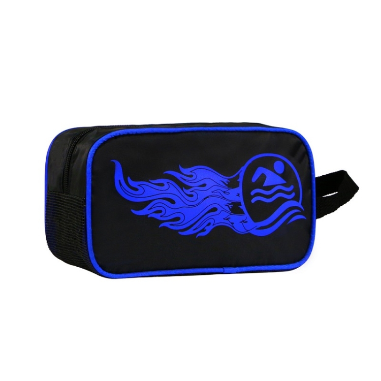 

2 PCS Portable Storage Beach Swimming Zipper Tote Bag, Color: Blue