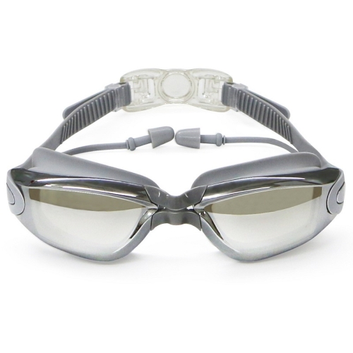 

HAIZID HD Anti-fog Waterproof Myopia Swimming Goggles, Color: Plating Gray
