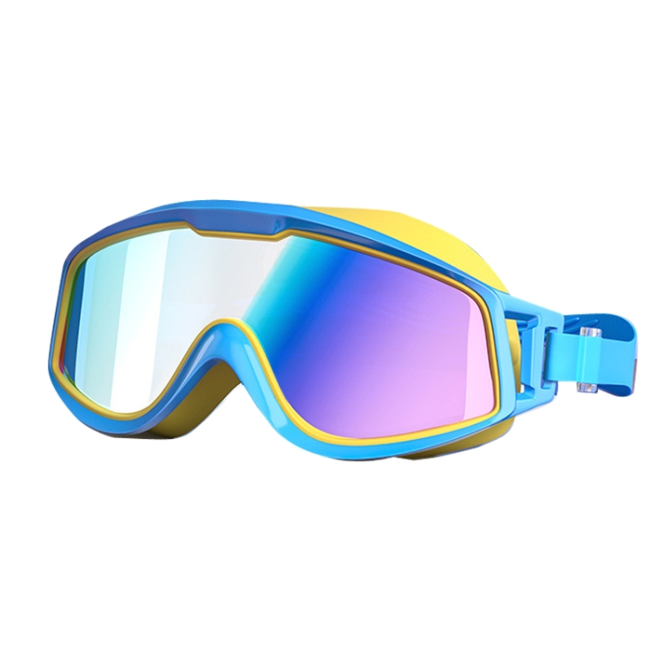 

Anti-fog Children Swimming Goggles Comfortable Large Frame Diving Glasses, Color: Electroplating Lake Blue