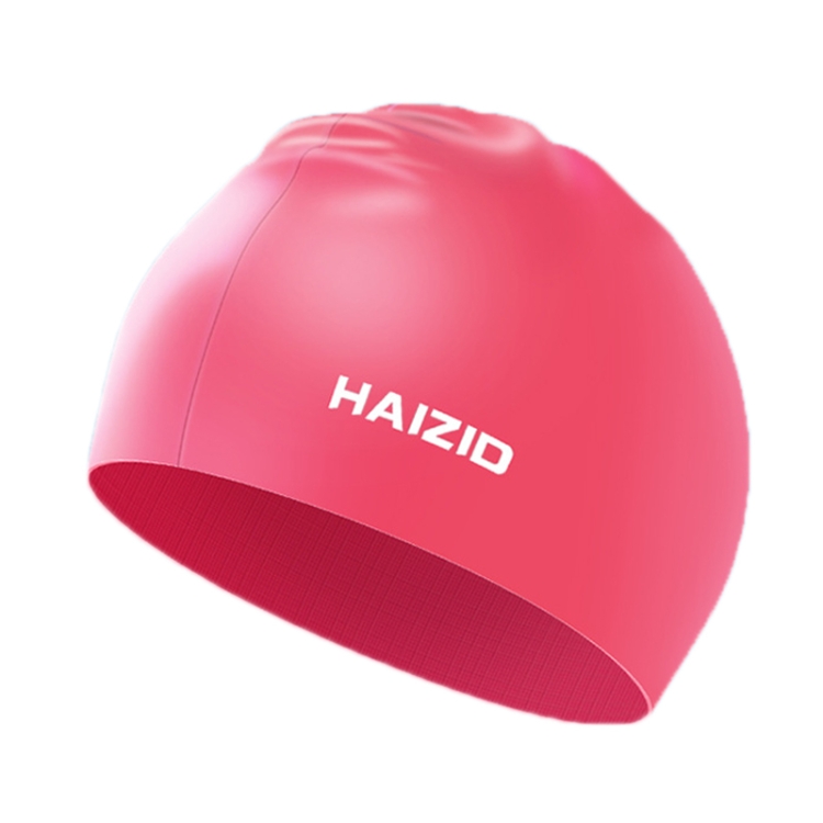 

HAIZID 2 PCS Silicone Waterproof Oversized Swimming Cap, Color: Rose Red 60g