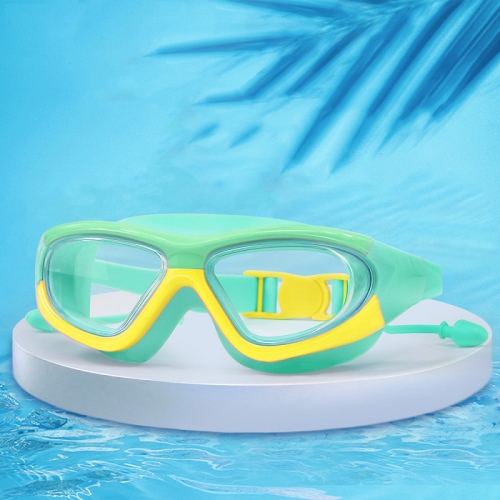 

HAIZID Children Large Frame Anti-fog HD Diving Goggles(5021 Green)