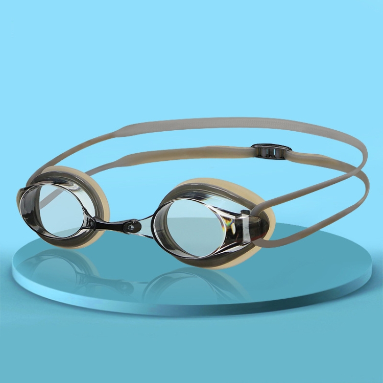 

HAIZID 2 PCS Adult Competition Training Transparent Myopia Swimming Goggles, Color: 580AF Black