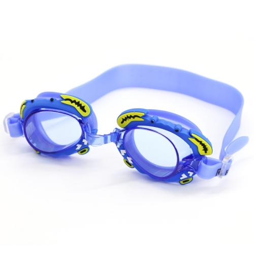 

RUIHE 2 PCS Children Cute Cartoon Waterproof Anti-fog Swimming Goggles(Blue)
