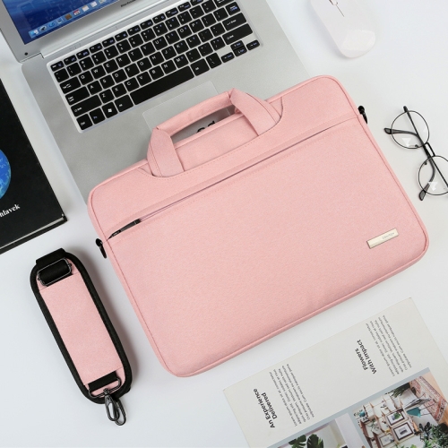 DSMREN Nylon Laptop Handbag Shoulder Bag,Model: 044 Pink, Size: 13.3 Inch