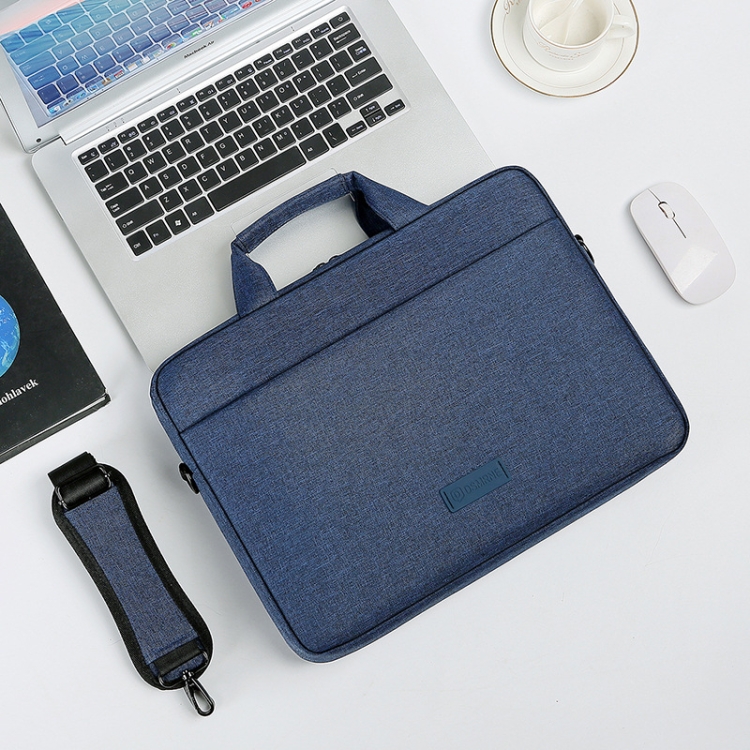 

DSMREN Nylon Laptop Handbag Shoulder Bag,Model: 285 Blue, Size: 15.6 Inch