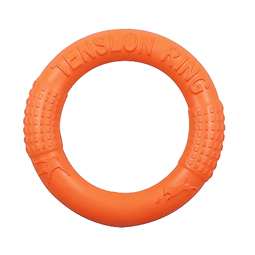 

Dog Toys Pets Tension Ring Tooth Cleaning Toys, Specification: Orange Large