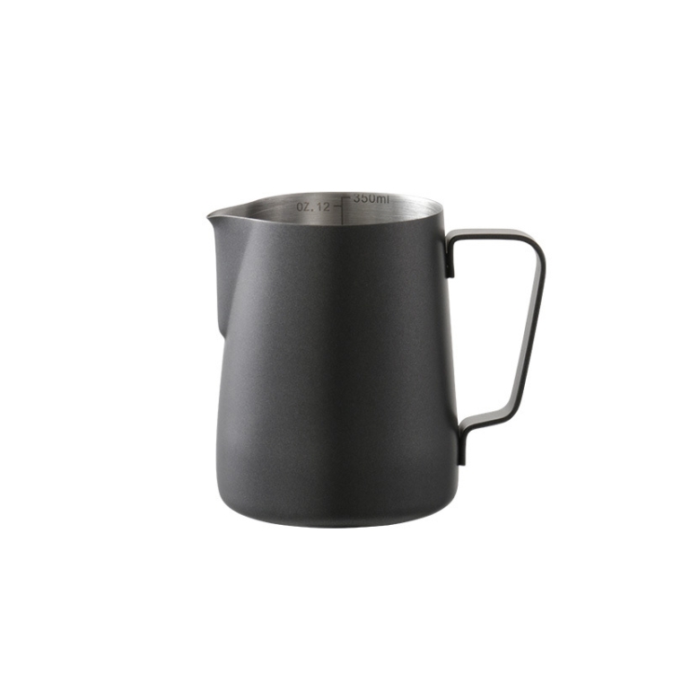 

304 Stainless Steel Coffee Pot with Scale, Spec: 350ml (Black Beak)