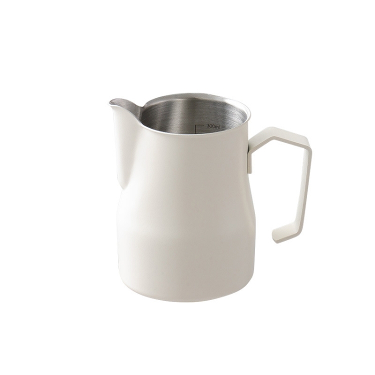 

304 Stainless Steel Coffee Pot with Scale, Spec: 350ml (Beige Crane Mouth)