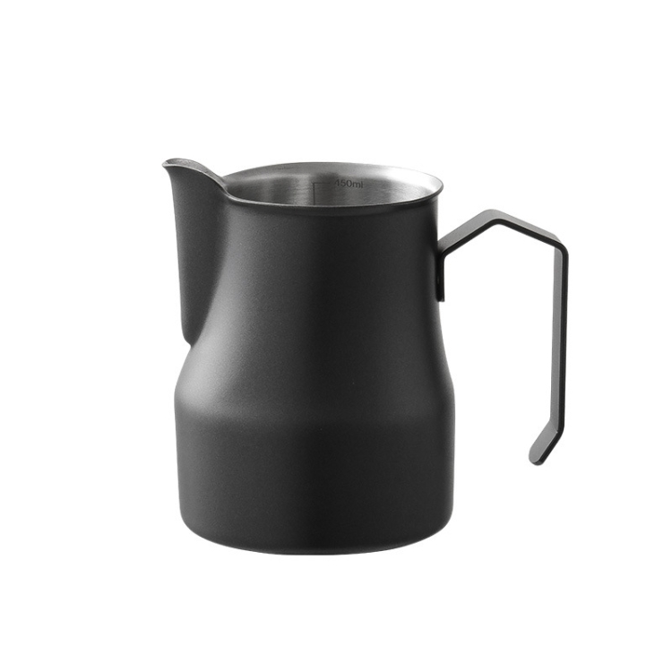 

304 Stainless Steel Coffee Pot with Scale, Spec: 500ml (Black Crane Mouth)