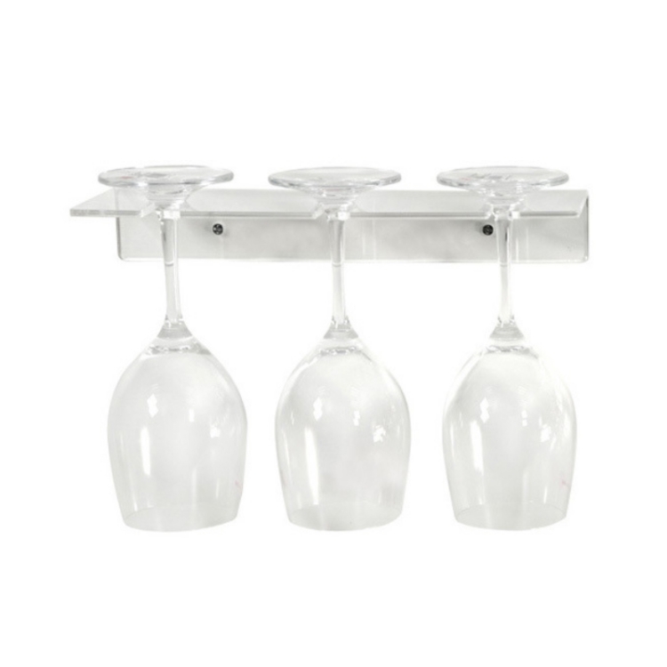

Household Red Wine Goblet Acrylic Upside Down Cup Holder(Three Cups)