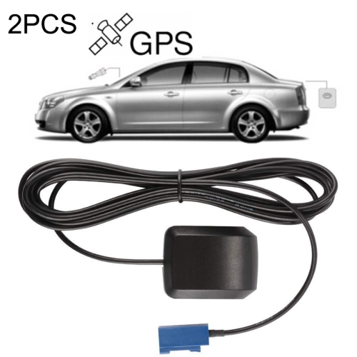 

2PCS Car DVD Navigation GPS Satellite Antenna Amplifier SMA/FAKRA-C Interface