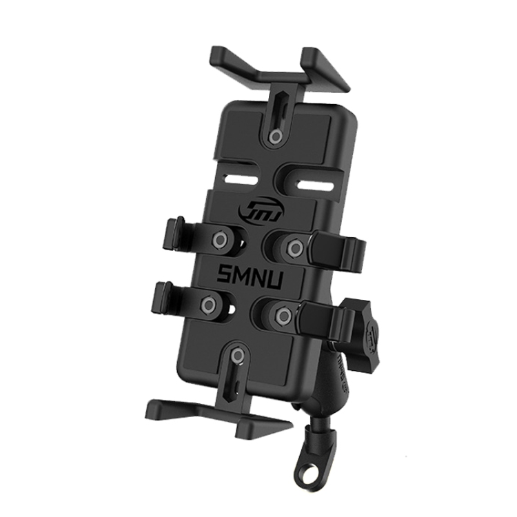 

SMNU SM001 Motorcycle Navigation Bracket Shockproof Mobile Phone Bracket(Rearview Mirror Installation)