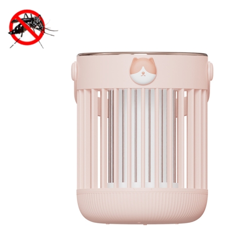 

Inhalation LED Photocatalyst Mosquito Killer Lamp Household USB Mosquito Catcher(Pink)