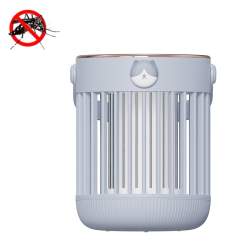 

Inhalation LED Photocatalyst Mosquito Killer Lamp Household USB Mosquito Catcher(Blue)