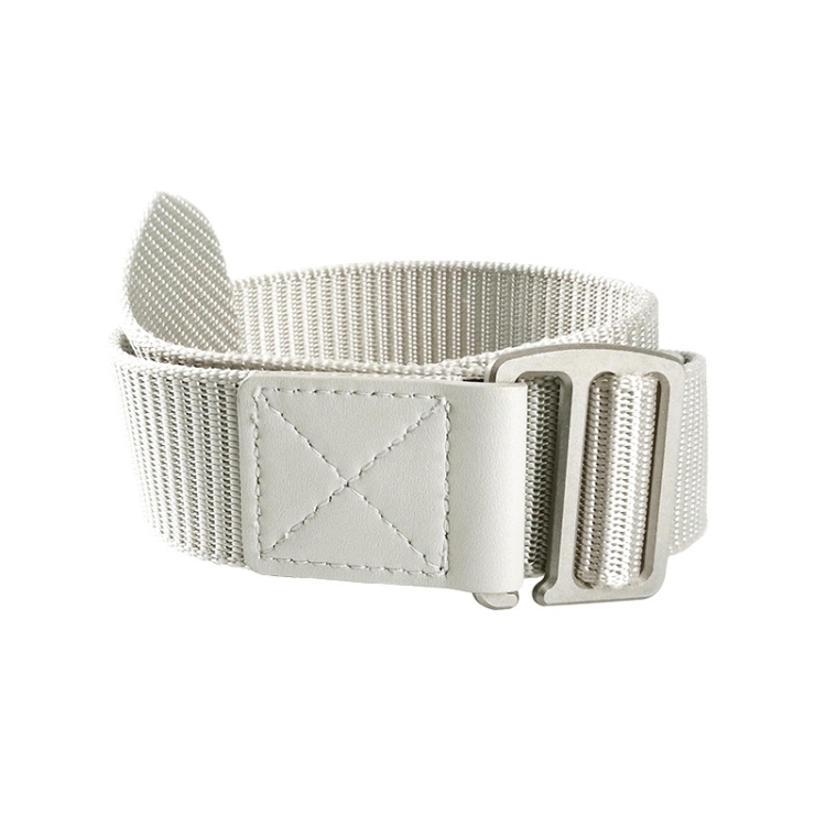 

Titanium Alloy Anti-Metal Allergy Belt Outdoor Sports Casual Pants Nylon Belt, Length (cm): 110cm(Grey)