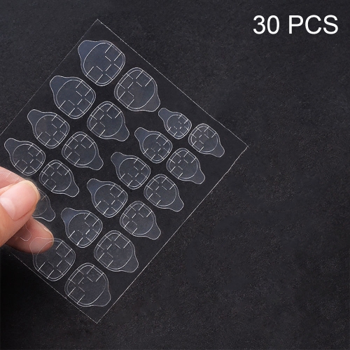 

30 PCS 24 Stickers/Sheet Nail Art Double Sided Jelly Glue, Specification: Jelly Glue