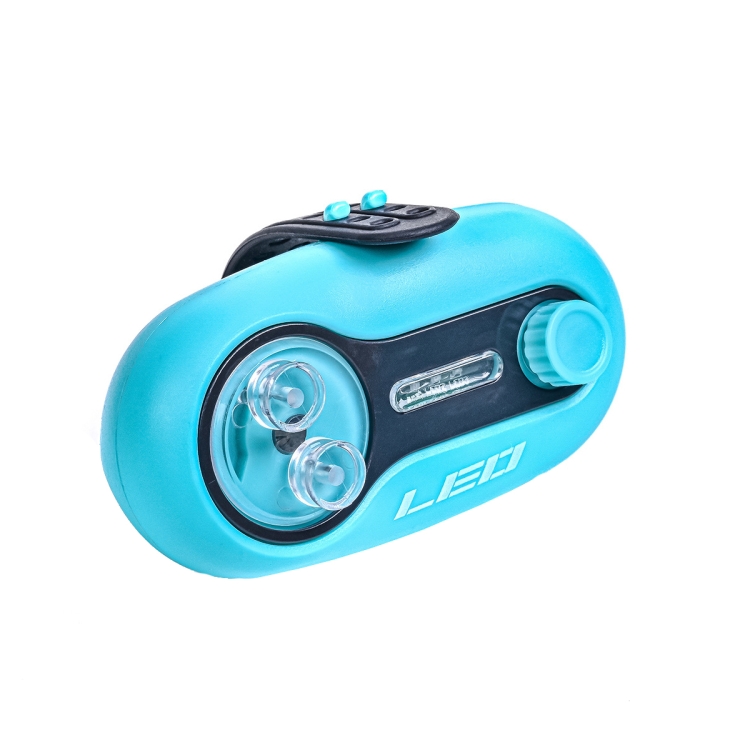 

LEO 28152 Sea Rod Sound and Light Alarm Fishing Rod Prompt Alarm, Style: Turntable Blue