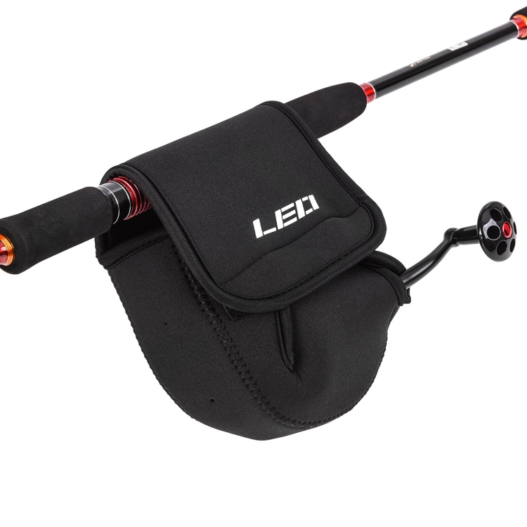 

LEO 27918 Slotted Spinning Fishing Wheel Bag Fishing Carrier Protection Soft Cover, Size: Large