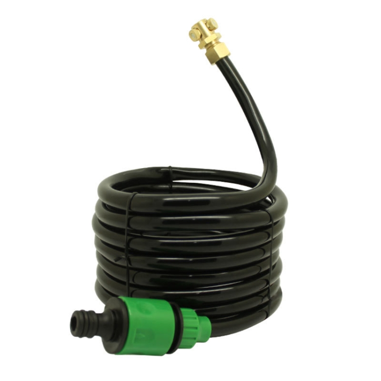 

Low Pressure Spray Cooling Villa Tap Water Spray Pipe, Length: 2m(Black)