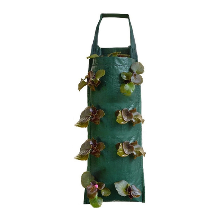 

2 PCS Multi-Port Grow Bags For Plant Strawberry Potato Hanging Planting Pots, Size: 8 Port