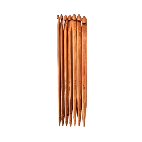 

7 PCS Bamboo Handle Sweater Extra Thick Crochet Knitting Material Tools