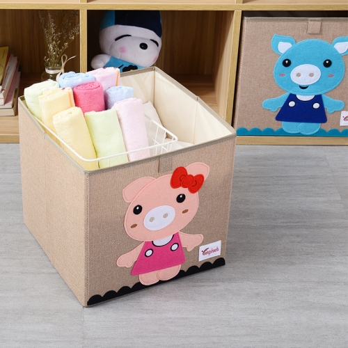 Boîte de rangement pour enfants Jouets motif de Cochon