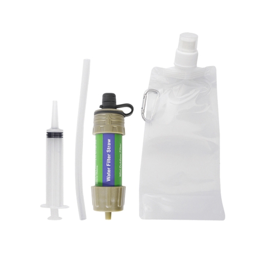 

1282 Outdoor Camping Sewage Filter Purifier(Light Green)