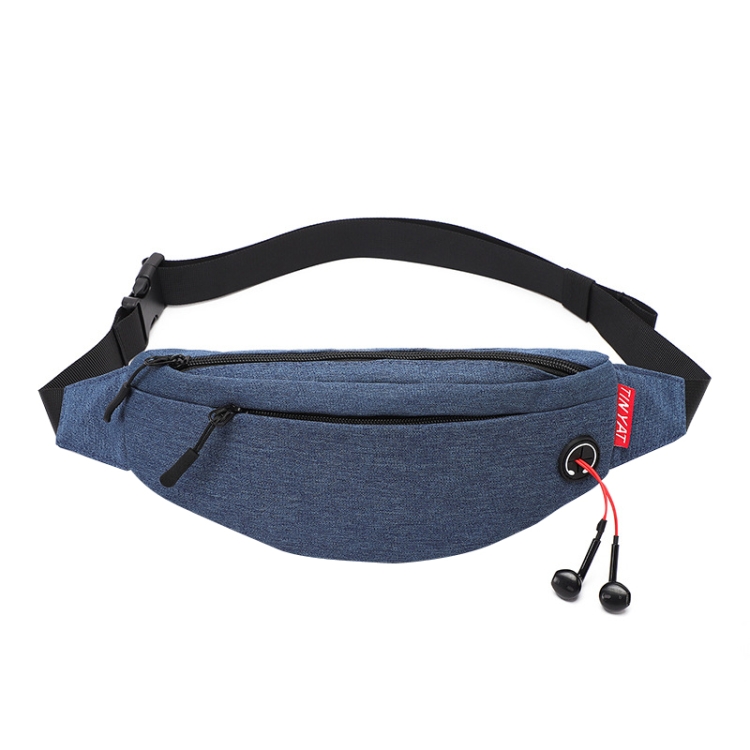 

TINYAT T2003 Outdoor Sports Nylon Waterproof Mobile Phone Waist Bags(Light Blue)