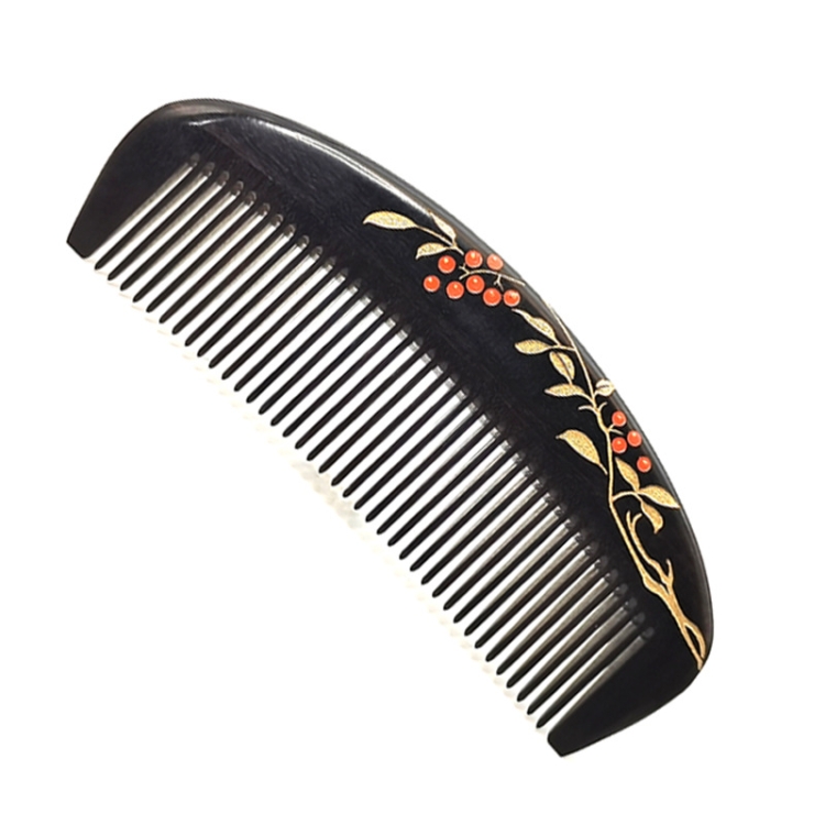 

Sandalwood Comb Lacquer Painted Massage Comb