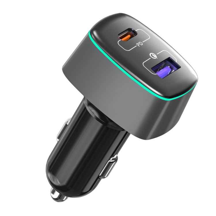 

GC-17 83W High-power Car Charger 2 In 1 Cigarette Lighter