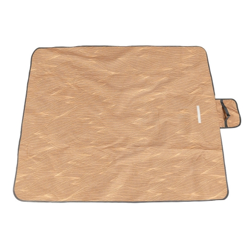 

Oxford Cloth Outdoor Picnic Mat Portable Tent Moisture-Proof Mat, Size: 195x200cm(Gold)