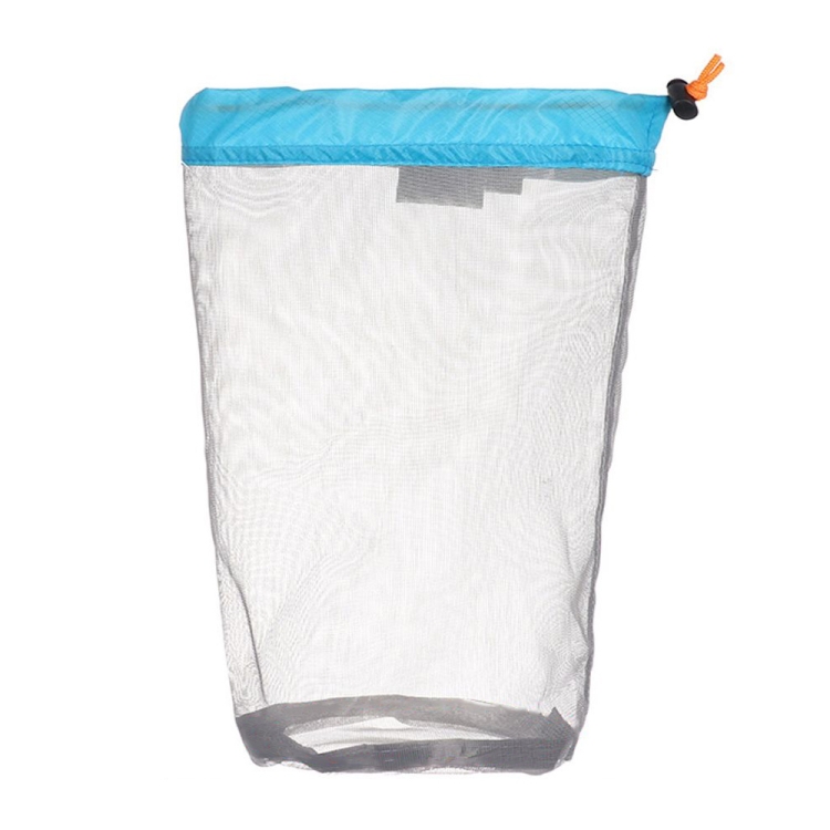 

LUCKSTONE WSD2005020 Lightweight Mesh Organizing Storage Bag, Size: XL (Gray Blue)