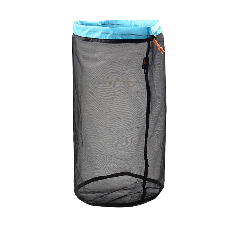 

LUCKSTONE WSD2005020 Lightweight Mesh Organizing Storage Bag, Size: XL (Black Blue)