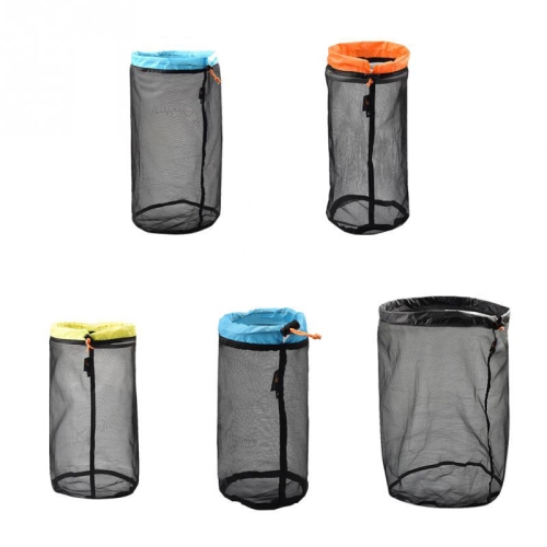 

LUCKSTONE WSD2005020 Lightweight Mesh Organizing Storage Bag, Size: S-XXL (5PCS Black)