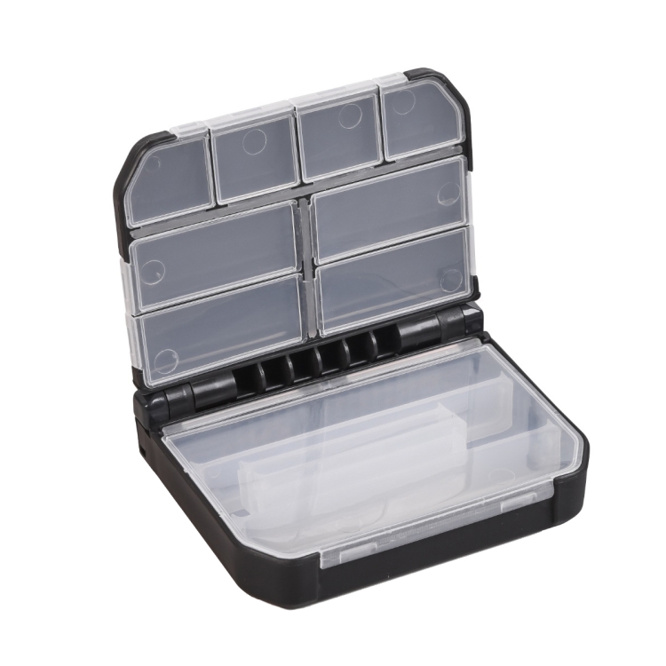 

LEO 28054 Semi Automatic Opening And Closing Accessories Box Fish Hook Tools Box, Size: Large