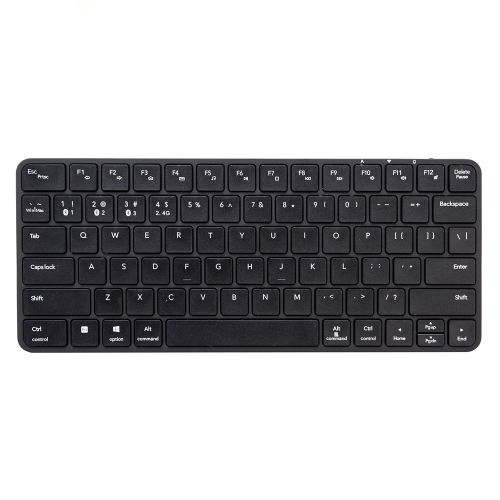 

T50 78 Keys Laptop Wireless Bluetooth Dual Mode Keyboard(Black)