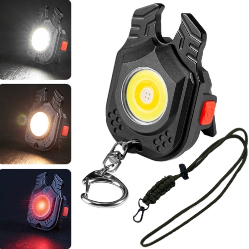 

E-SMARTER W5129 Mini Strong Light Portable Flashlight, Specification: With Tape Rope