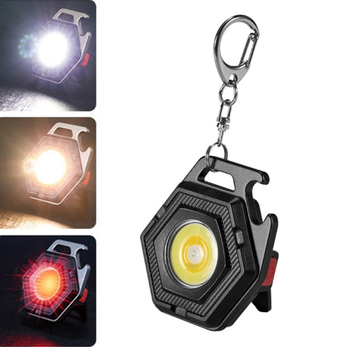 

E-SMARTER W5131 Mini Keychain Strong Light Portable Flashlight, Specification: Black