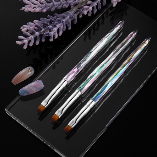 Penna per disegno per unghie trasparente Aurora Ice Penna per pittura per  terapia della luce Penna