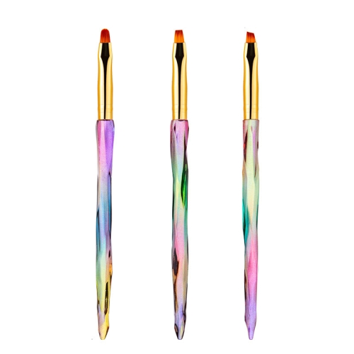 

2 PCS Aurora Ice Transparent Nail Drawing Pen Light Therapy Paint Pen Gradient Phototherapy Pen