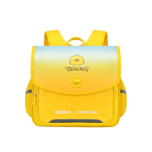 

Top Bear L0739 Cartoon Curved Back Breathable Children Schoolbag(Yellow)